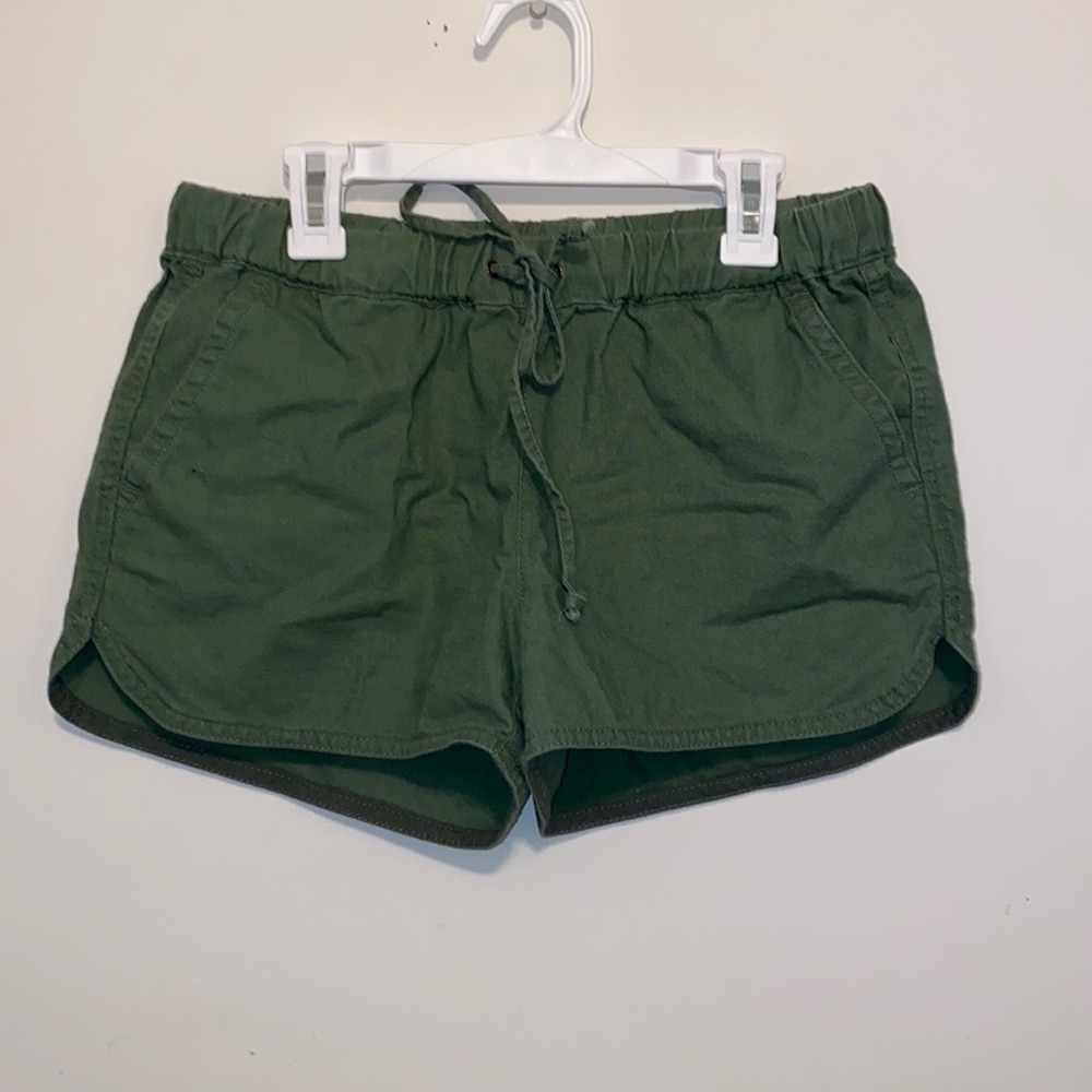 J Crew Green Shorts